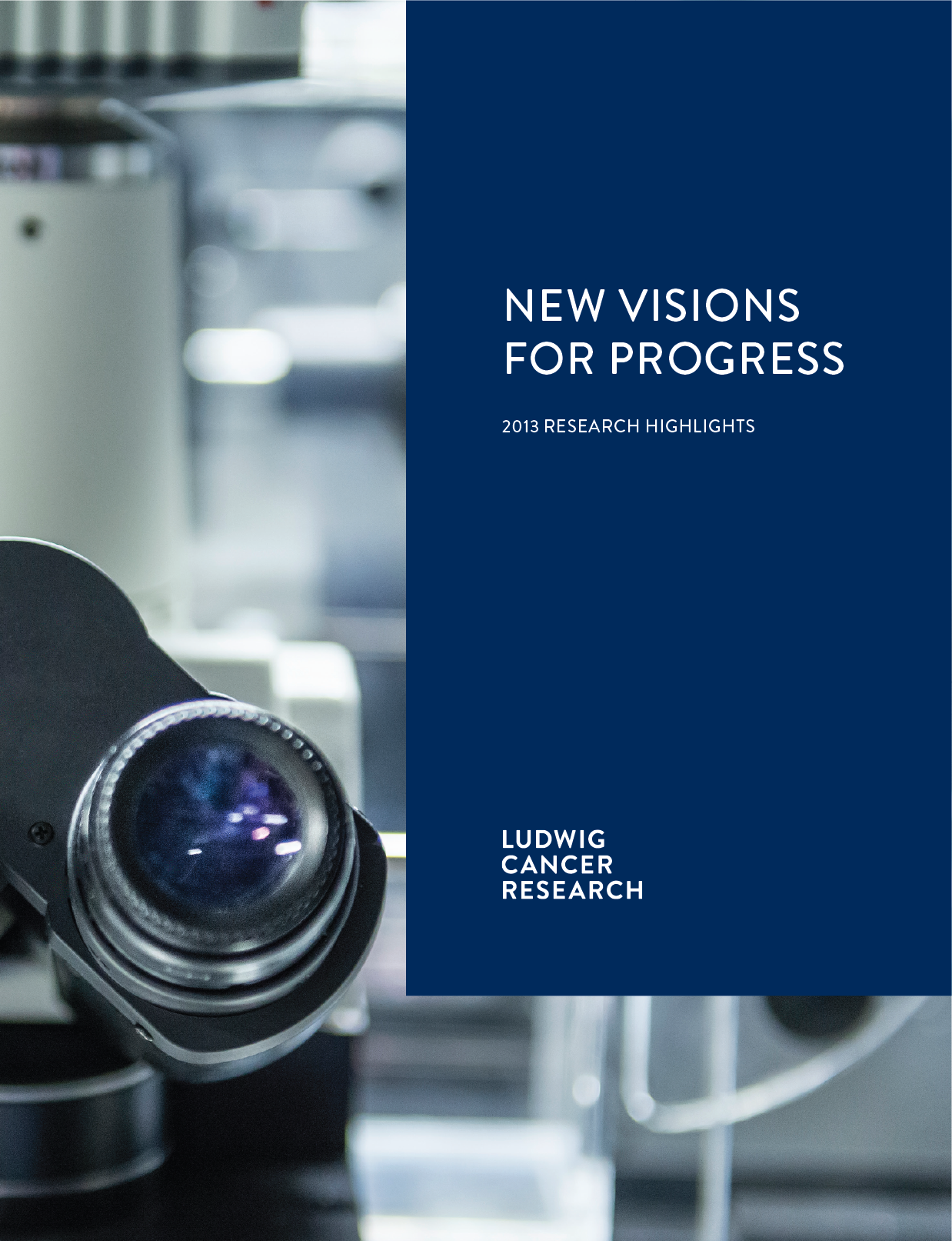 Ludwig Annual Research Highlights Report cover
