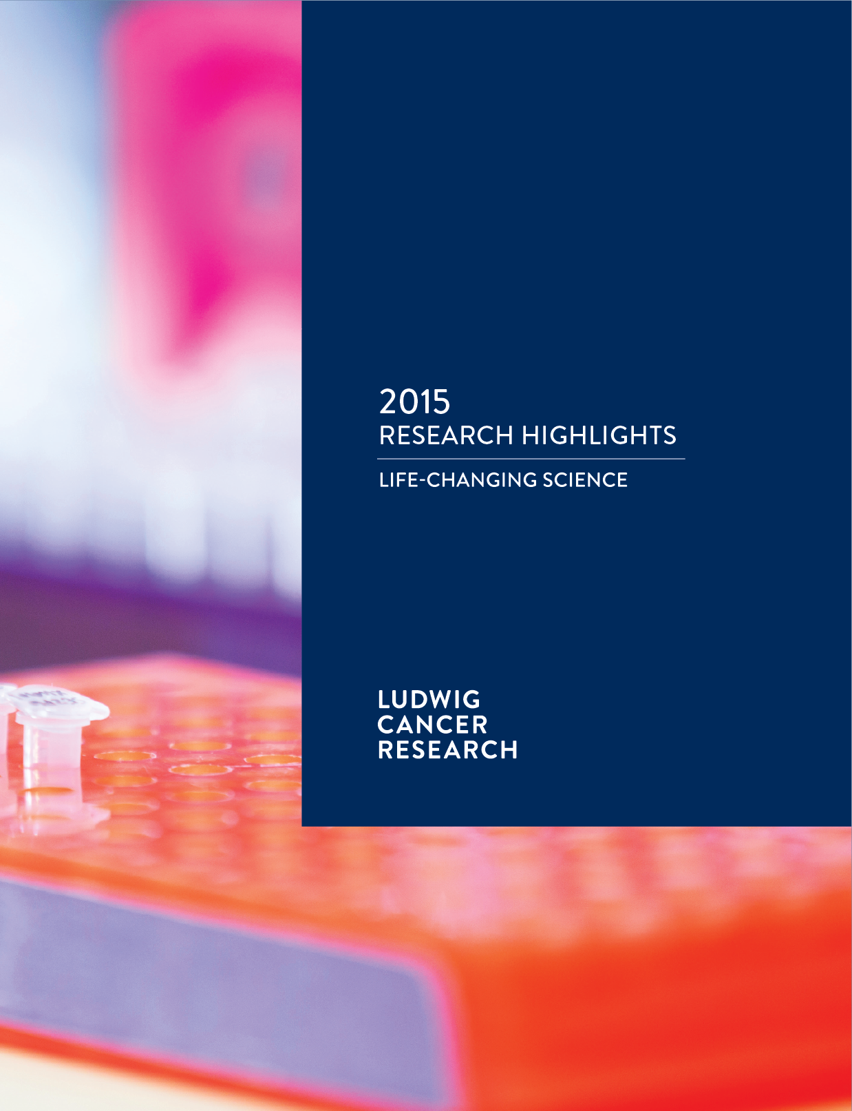 Ludwig Annual Research Highlights report cover