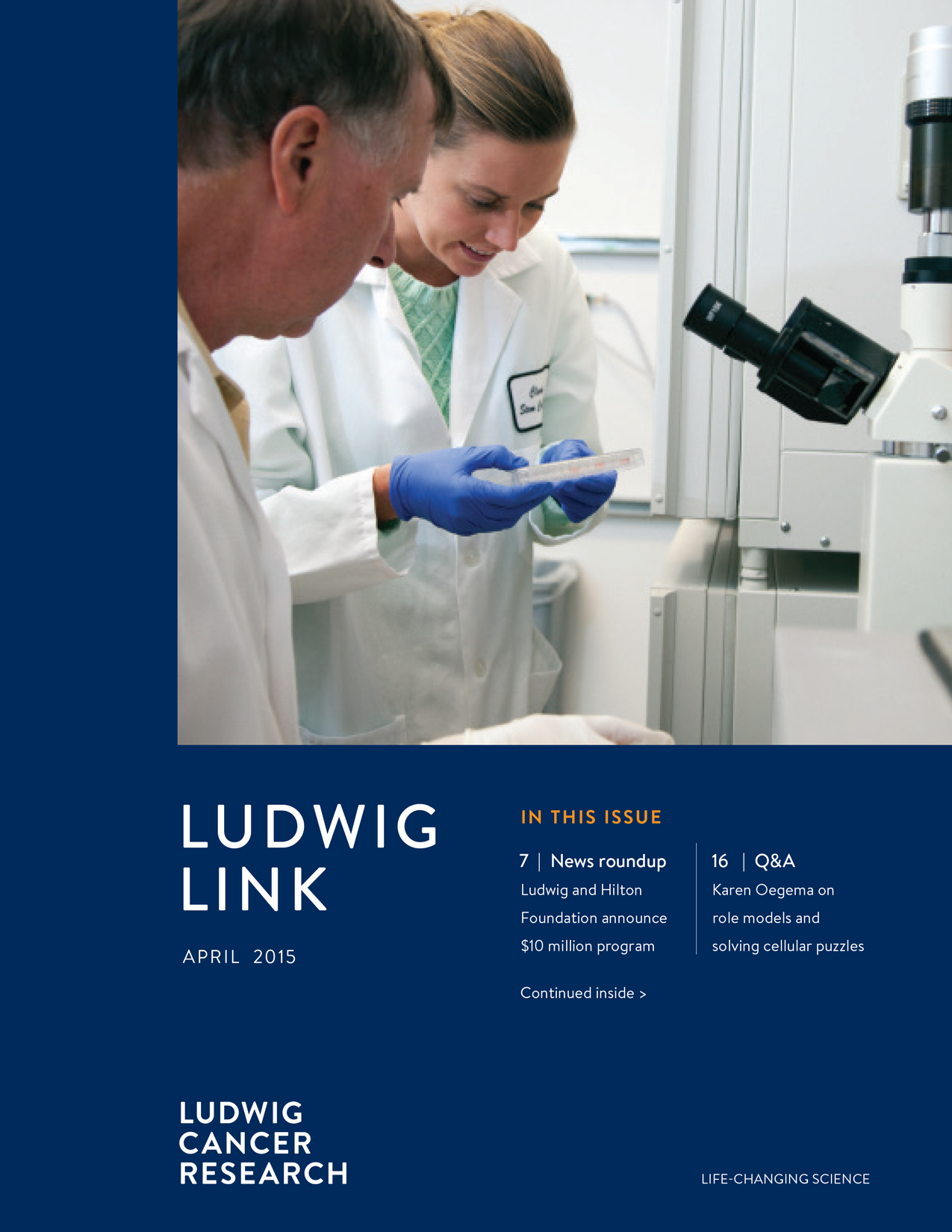 Ludwig Link April 2015 cover