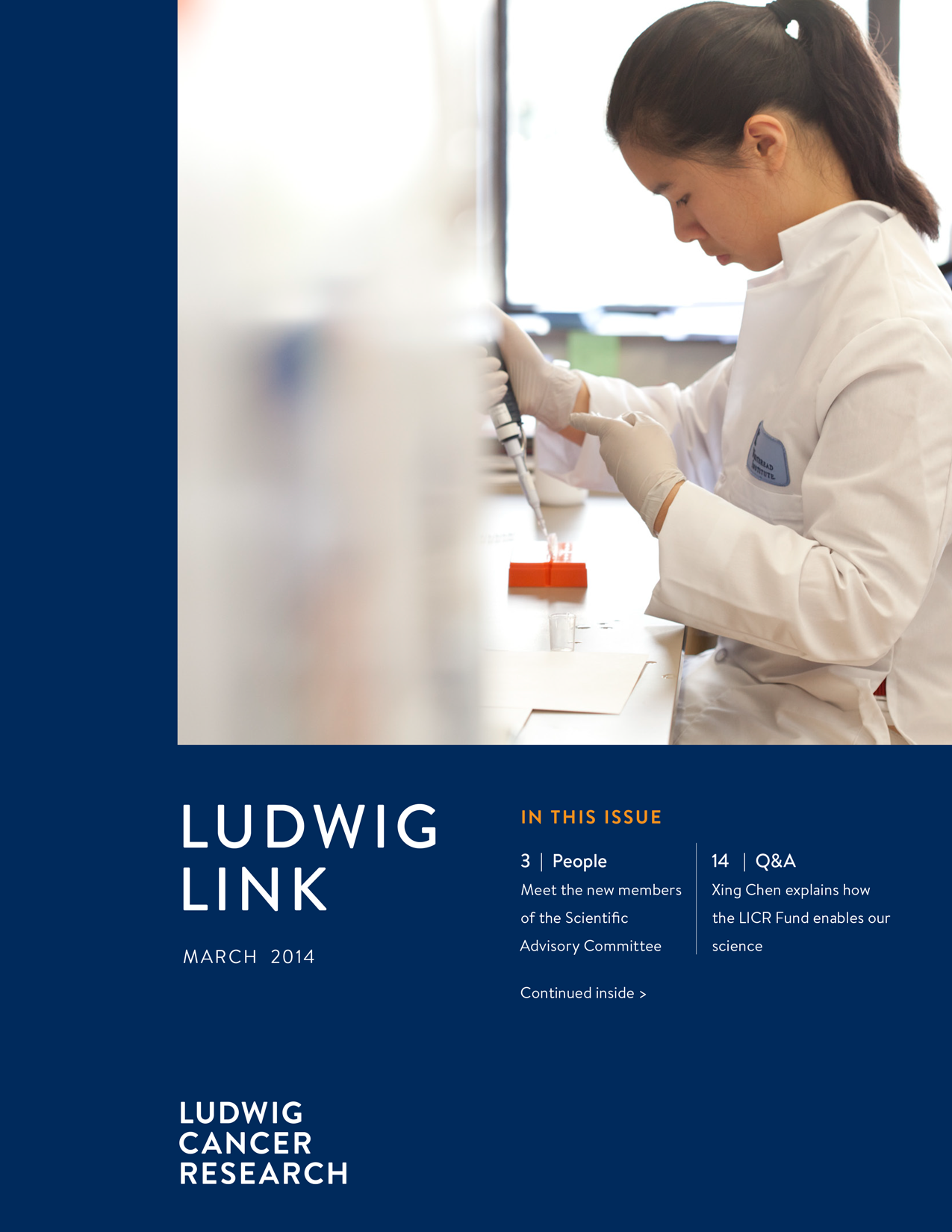 Ludwig Link March 2014 cover