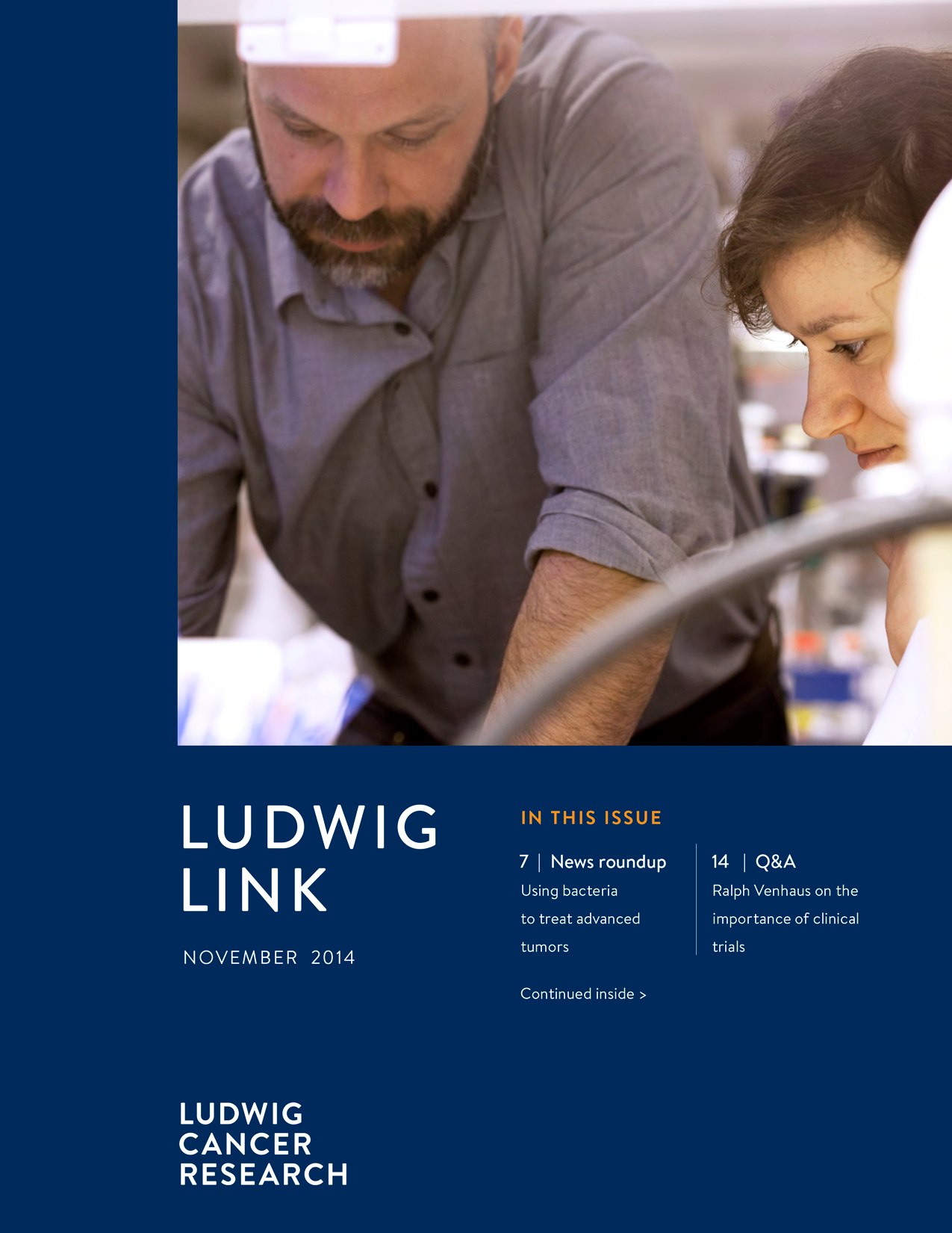 Ludwig Link November 2014 cover